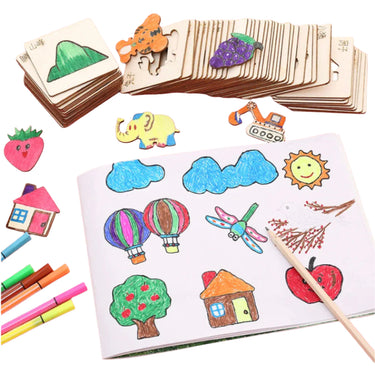 Plantillas de arte para niños pequeños | Educatieve en speelse sjablonen - Ontdek creativiteit bij peuters